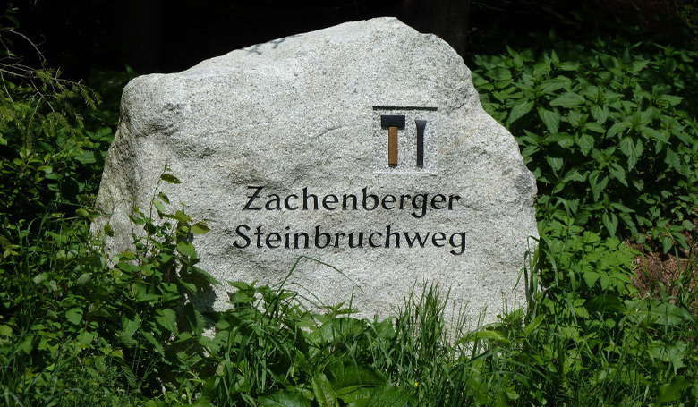 Steinbruchweg Zachenberg