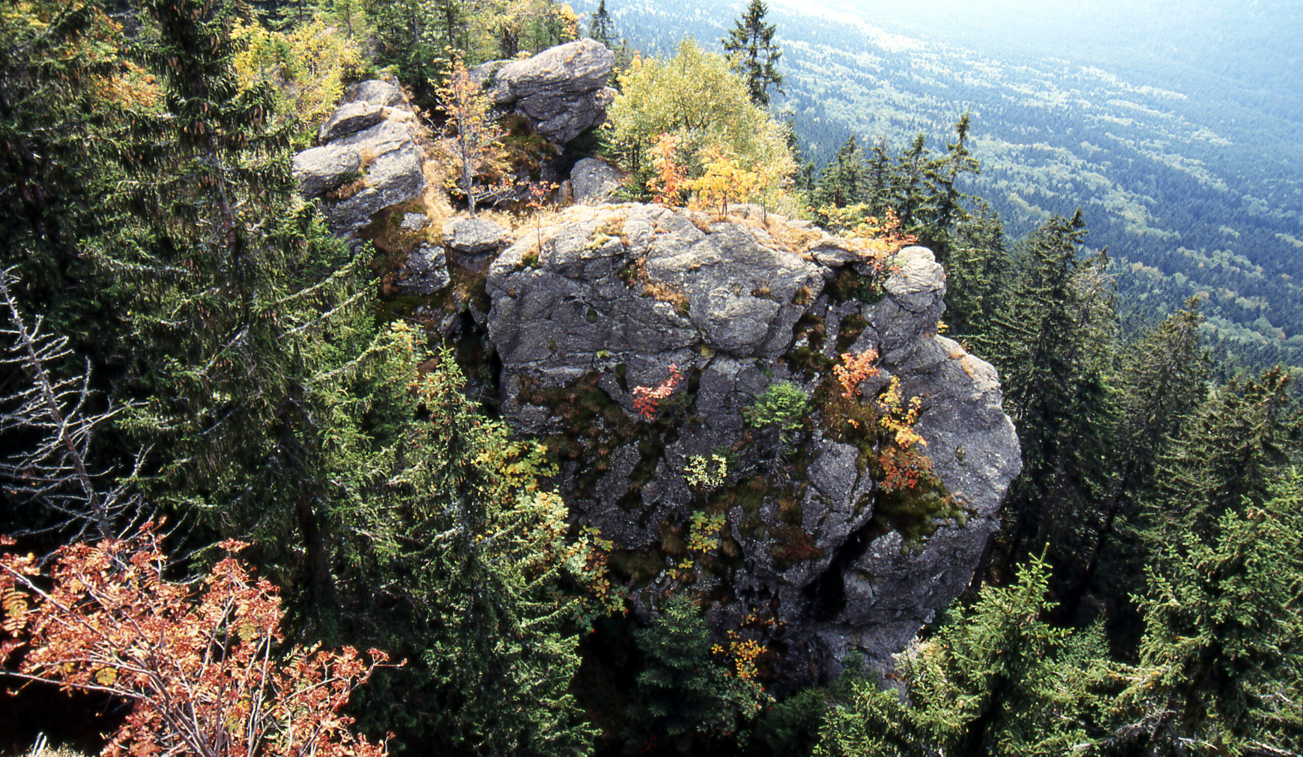 Ausblick-Panorama vom Kleinen Falkenstein