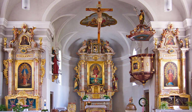 Hochaltar Pfarrkirche St. Jakob Achslach