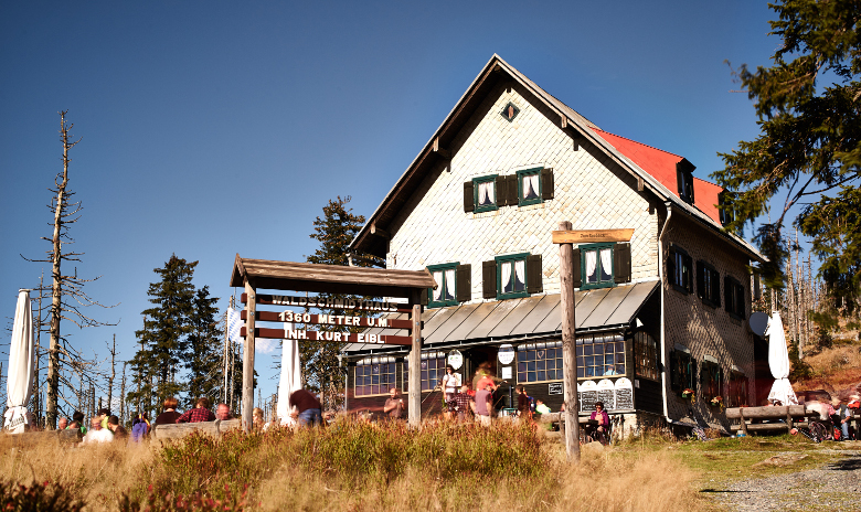 Waldschmidthaus - Schutzhütte Großer Rachel auf 1360 m