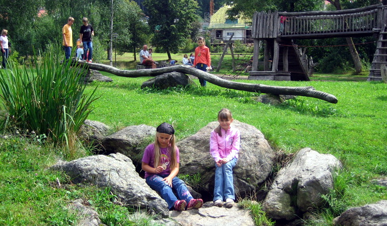 Spiel und Spaß in der Natur.