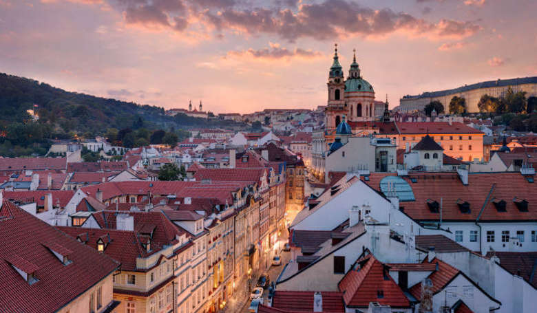 Blick auf Prag.