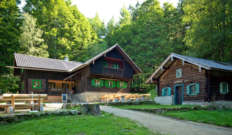 Racheldiensthütte im Nationalpark Bayerischer Wald