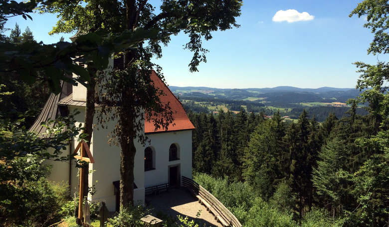 Ausblick von der Wallfahrtskirche Frauenbrünnl