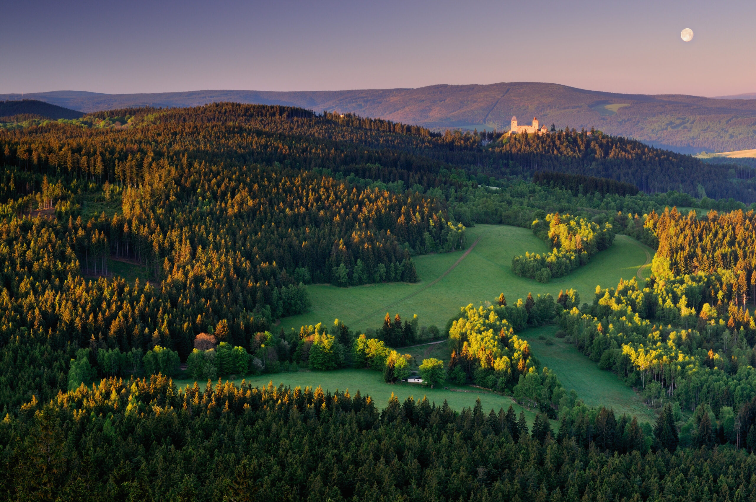 Burg Kašperk im NP Sumava