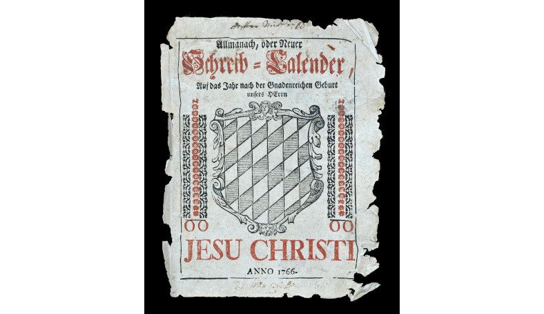 Schreibkalender von 1766, der einen Starnberger als Aschenbrenner nachweist