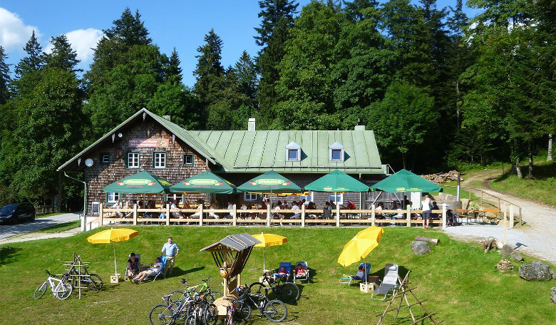 Berghütte Schareben mit gemütlichen Biergarten