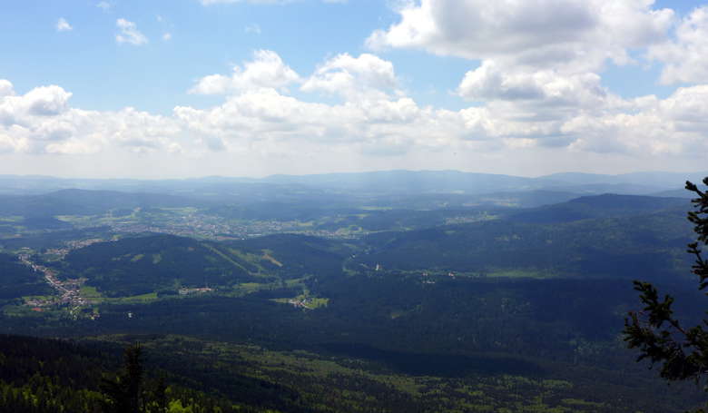 Ausblick-Panorama vom Großen Falkenstein