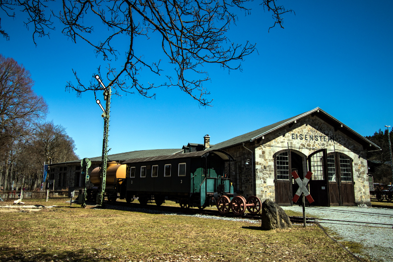 Bahnhalle des Localbahnmuseums Bayerisch Eisenstein