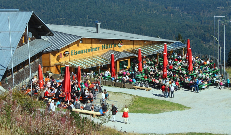 Eisensteiner Hütte am Großen Arber.