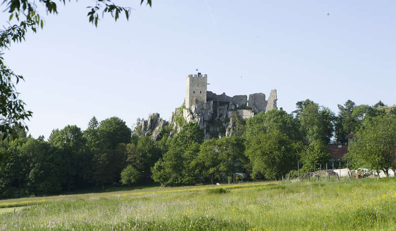 Die Burg Weißenstein aus dem 12. Jahrhundert