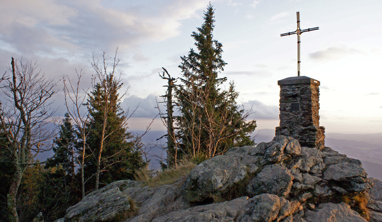 Ausblick-Panorama vom Großen Falkenstein