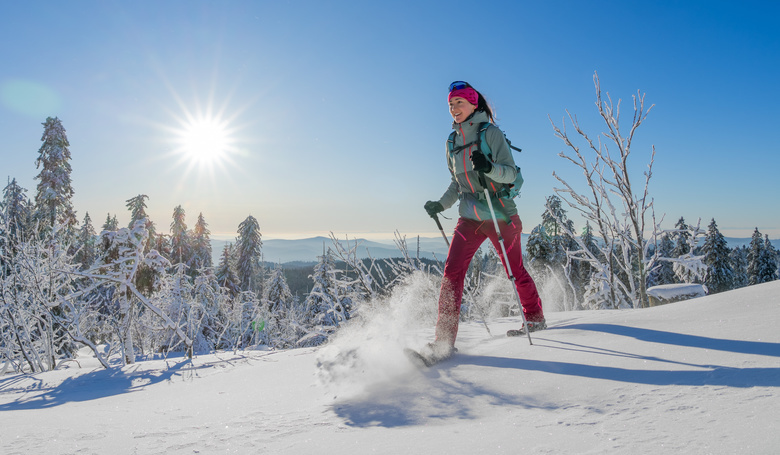 Schneeschuhwandern am Mittagsplatzl.